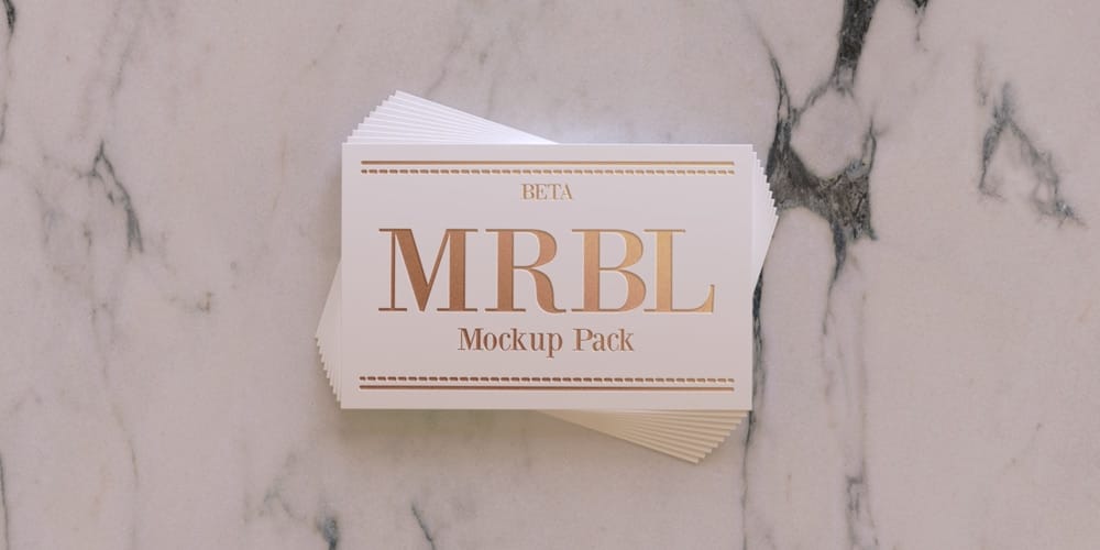 100+ Free Business Card Mockups PSD 705 MRBL Mockup