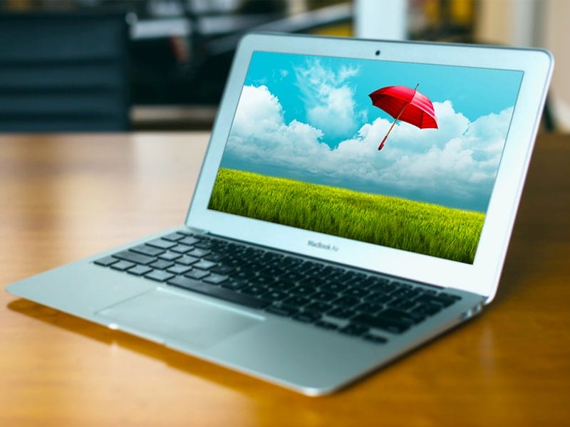 Macbook Air Mockup PSD