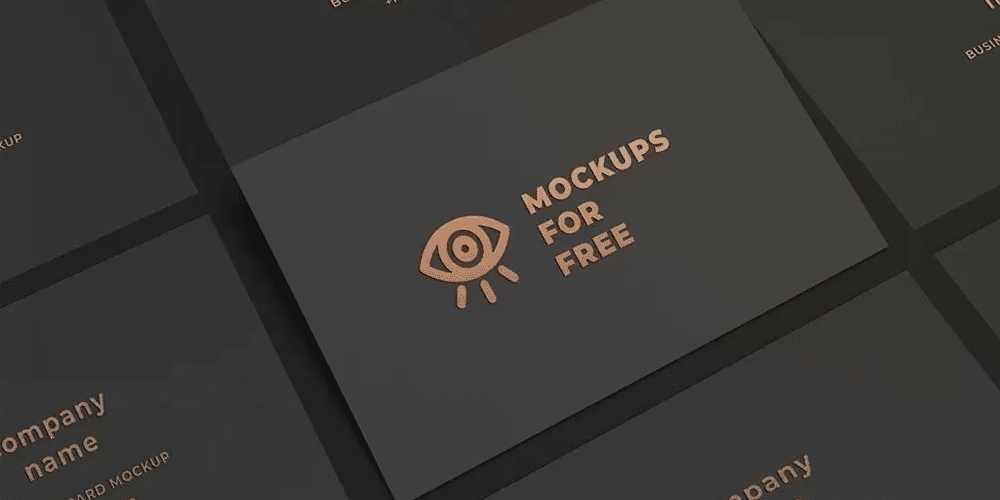 100+ Free Business Card Mockups PSD 334 Matte Business Card Mockup PSD