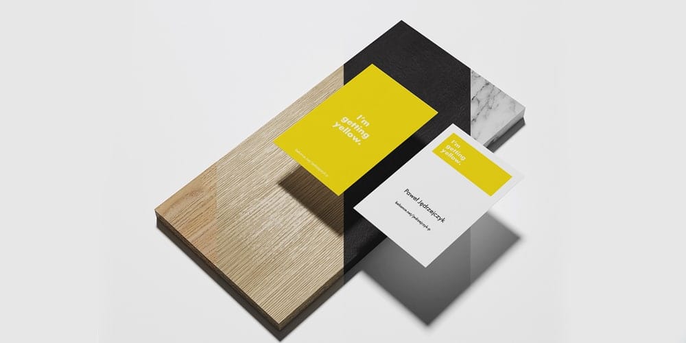 100+ Free Business Card Mockups PSD 109 Minimalist Business Card Mockup