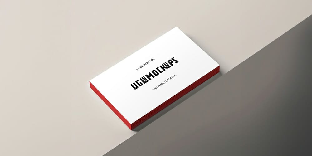 Minimalist Business Card Mockup PSD