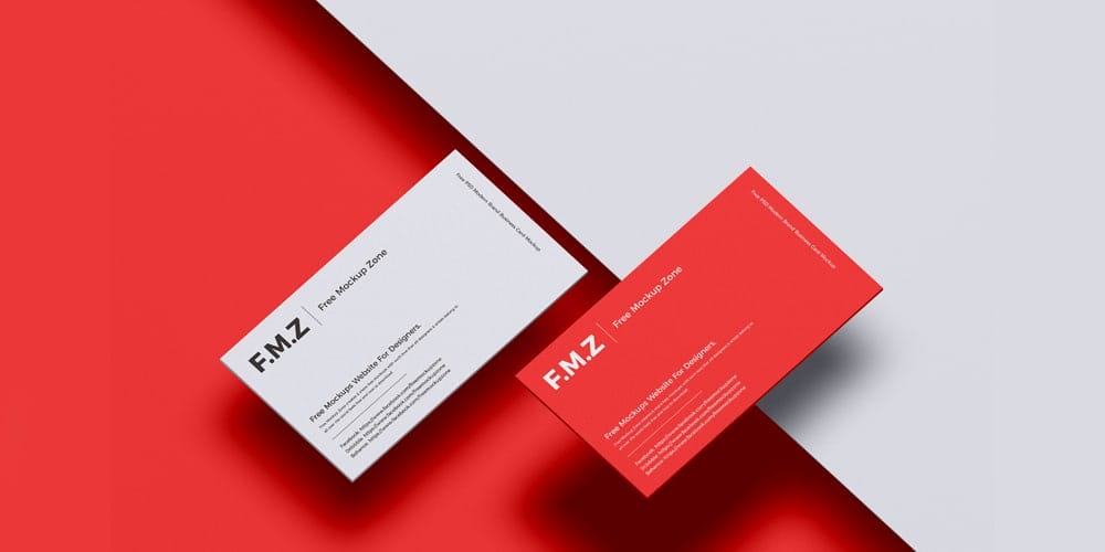 Modern Brand Business Card Mockup