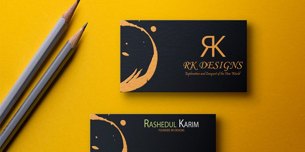 100+ Free Business Card Mockups PSD 614 Modern Business Card Mockup
