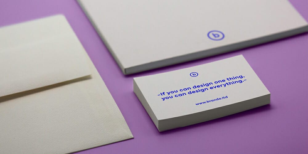 100+ Free Business Card Mockups PSD 27 Notebook and Business Card Mockup