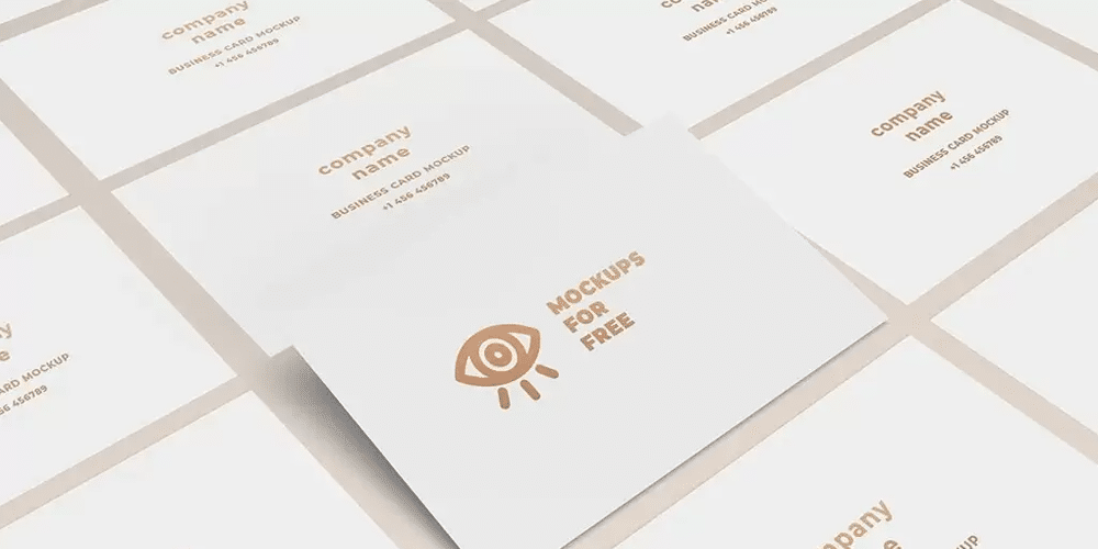 100+ Free Business Card Mockups PSD 950 Photo Based White Business Card Mockup
