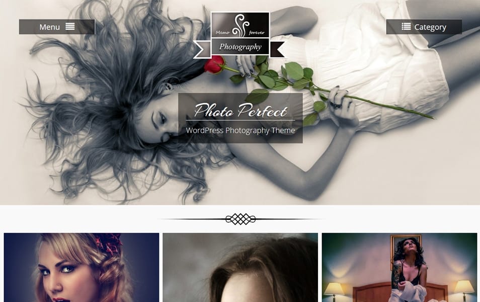 100+ Free Photography WordPress Themes 2024 29 Photo Perfect Responsive WordPress Theme