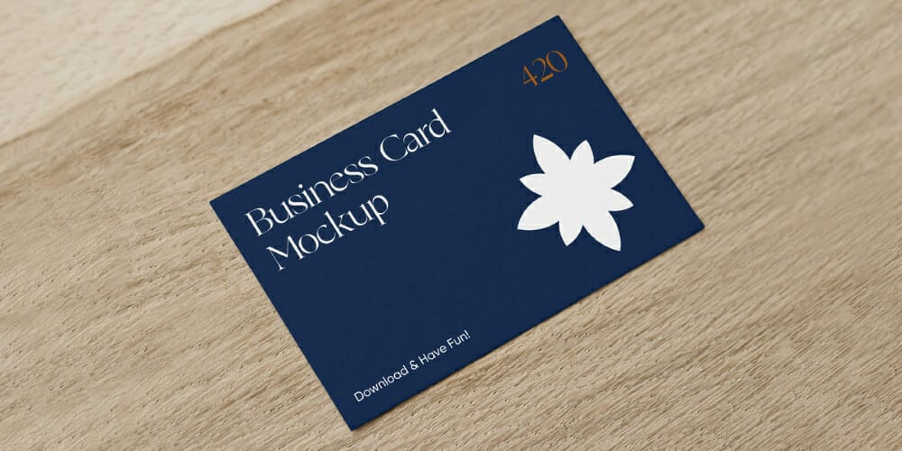 100+ Free Business Card Mockups PSD 247 Photo Realistic Business Card Mockup