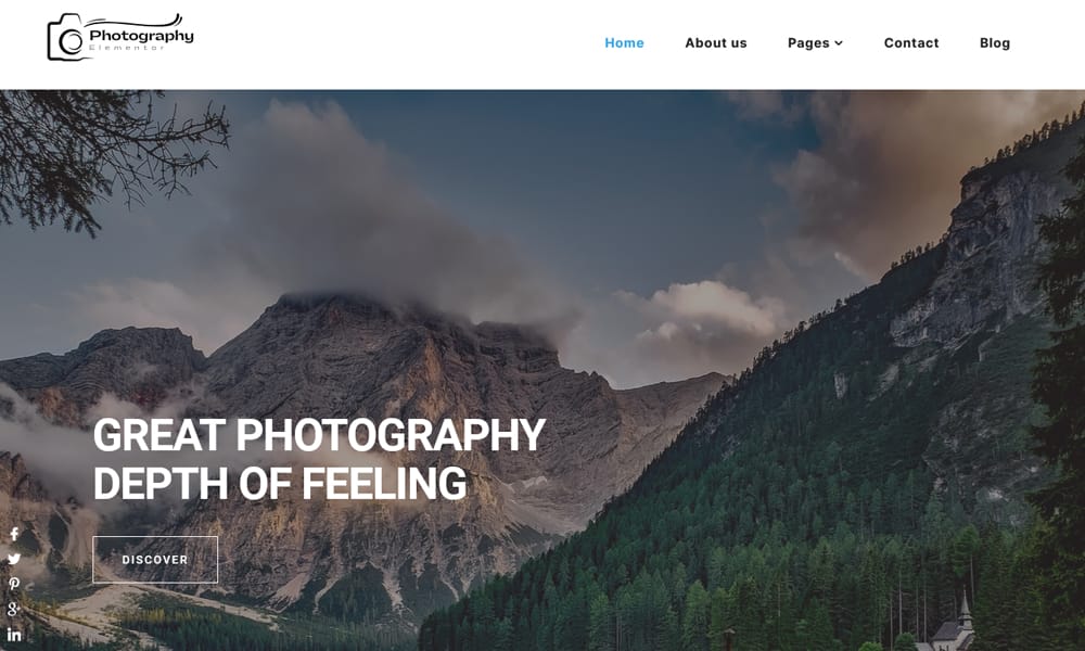 100+ Free Photography WordPress Themes 2024 1 Photography Elementor