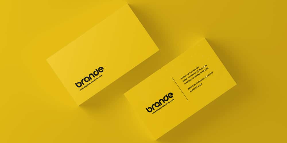 100+ Free Business Card Mockups PSD 713 Photorealistic Business Card Mockup