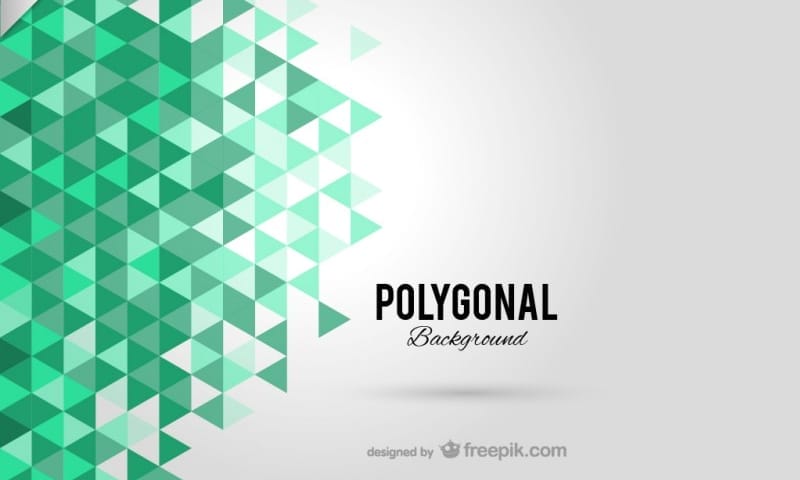 Polygonal backgrounds