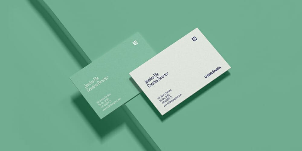 Premium Brand Business Card Mockup