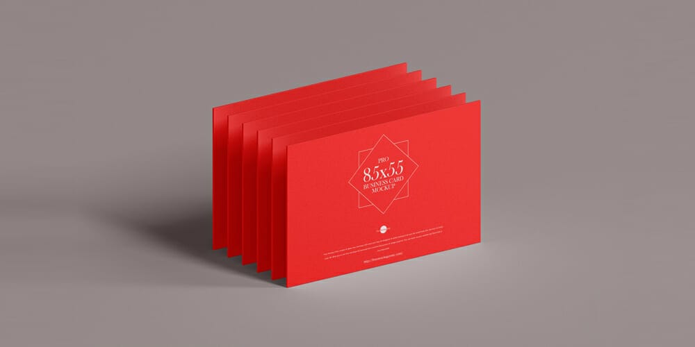 Pro 85×55 mm Business Card Mockup