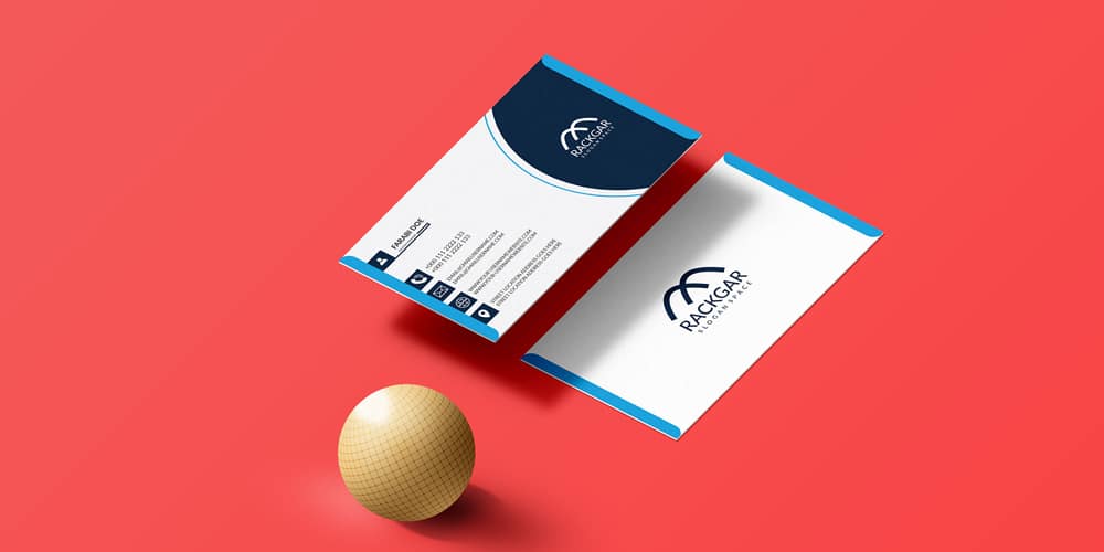 100+ Free Business Card Mockups PSD 982 Rackgar Business Card Mockup PSD