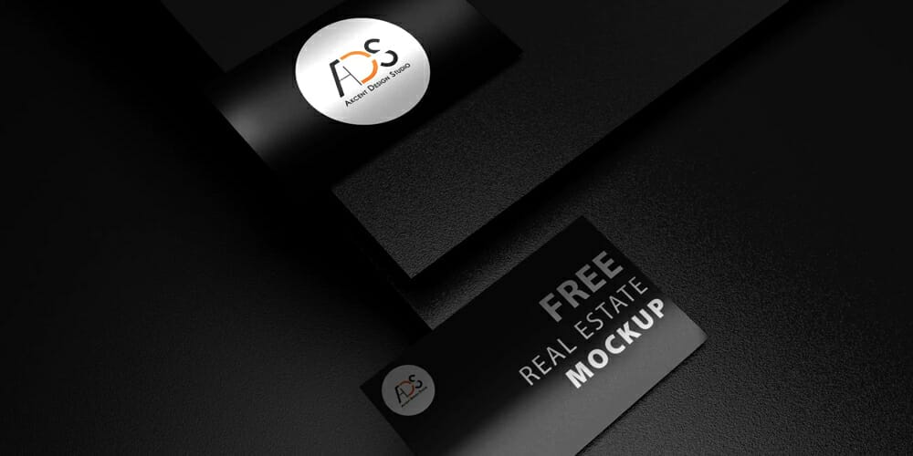 100+ Free Business Card Mockups PSD 798 Real Estate Business Card Mockup