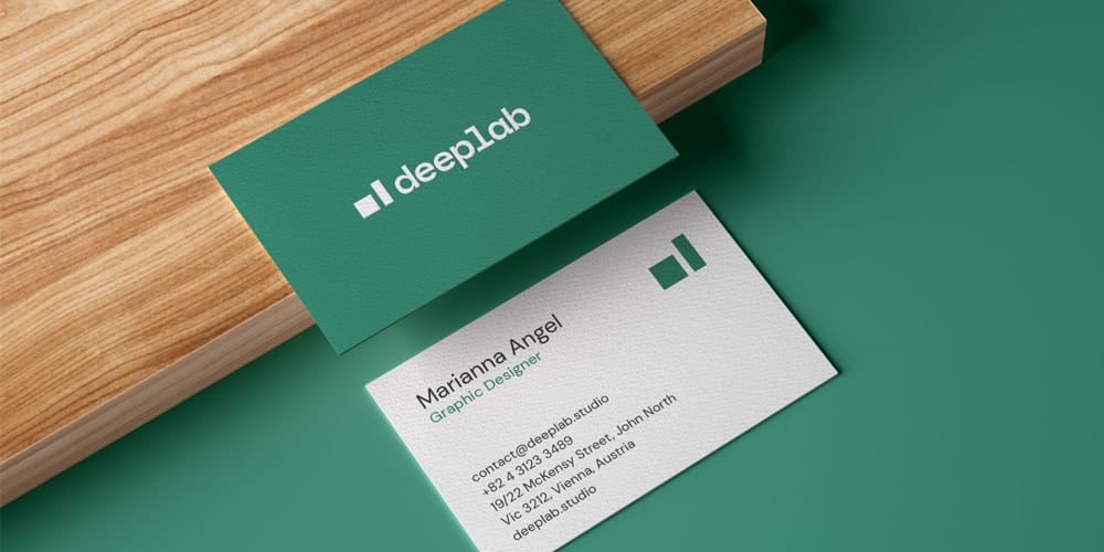 100+ Free Business Card Mockups PSD 184 Realistic Business Card Mockup on Wooden Board