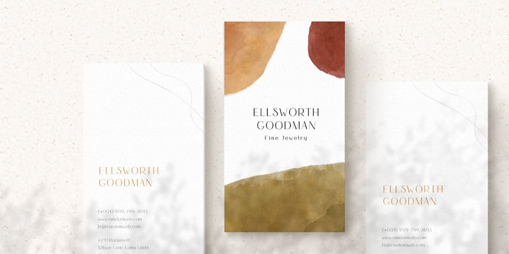 100+ Free Business Card Mockups PSD 332 Realistic Vertical Business Card Mockup PSD