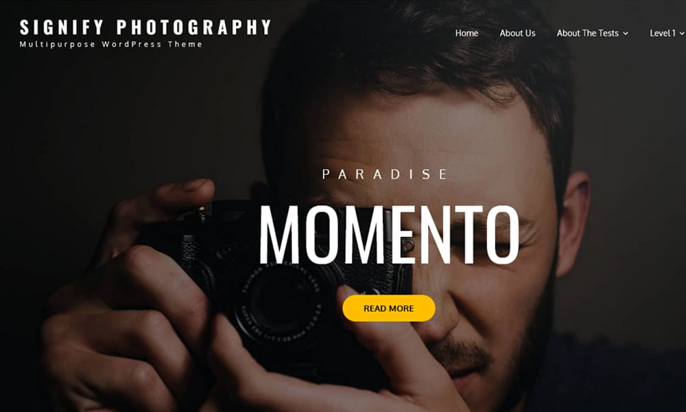 100+ Free Photography WordPress Themes 2024 9 Signify Photography