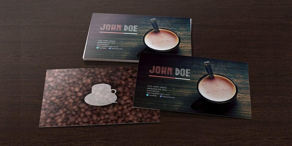 100+ Free Business Card Mockups PSD 542 Simple Business Card Mockup