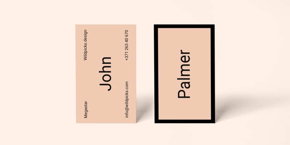 100+ Free Business Card Mockups PSD 928 Simple Photorealistic Business Card Mockup