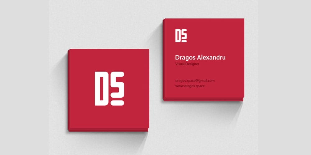 100+ Free Business Card Mockups PSD 182 Square Business Card Mockup Template PSD