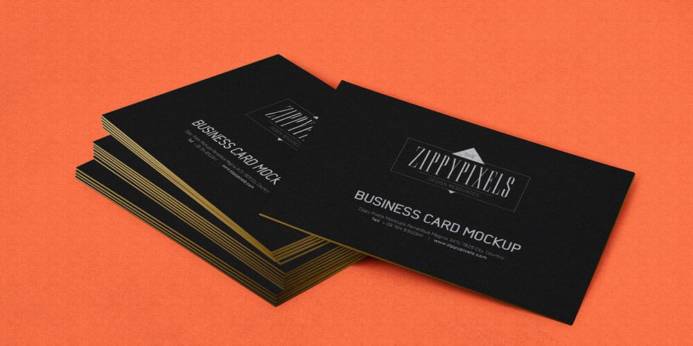 100+ Free Business Card Mockups PSD 841 Stacked Business Card Mockup