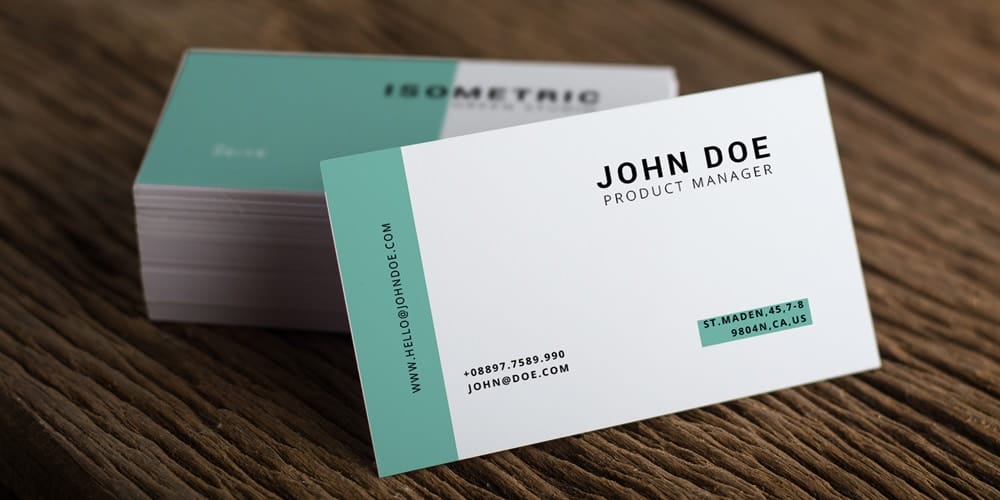 100+ Free Business Card Mockups PSD 384 Stacked Business Card Mockup Template