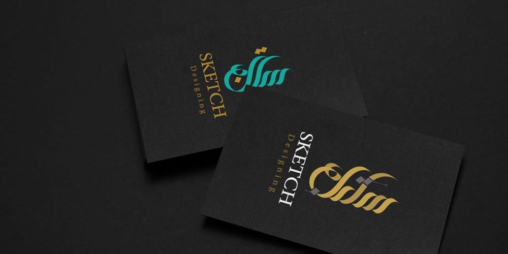 100+ Free Business Card Mockups PSD 482 Thick Black Business Card Mockup
