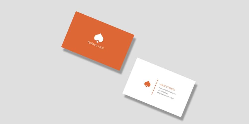 100+ Free Business Card Mockups PSD 719 Top View Business Card Mockup