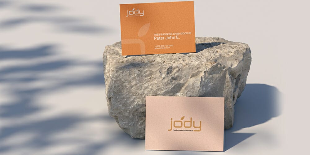 Two Business Card Mockup