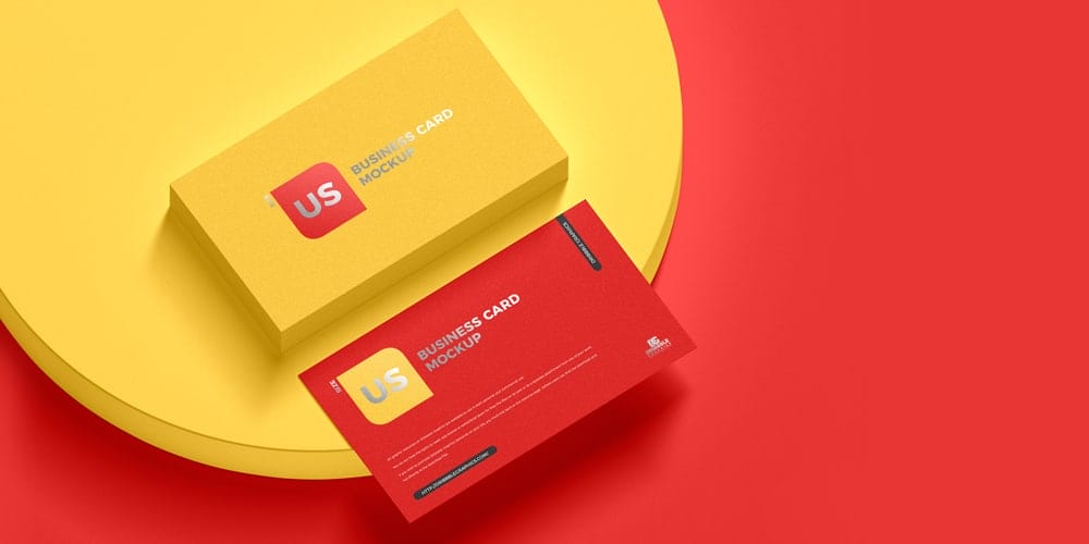 100+ Free Business Card Mockups PSD 264 US Size Business Card Mockup