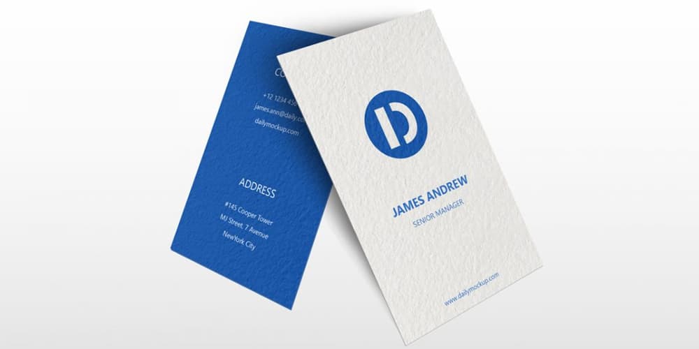100+ Free Business Card Mockups PSD 564 Vertical Business Card Mockup