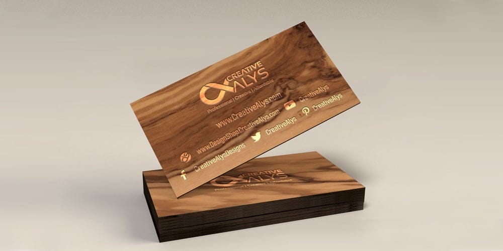 100+ Free Business Card Mockups PSD 572 Wooden Business Card Mockup PSD