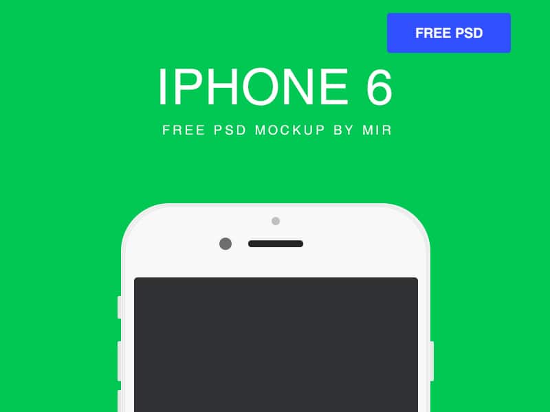 iPhone 6 PSD Mockup