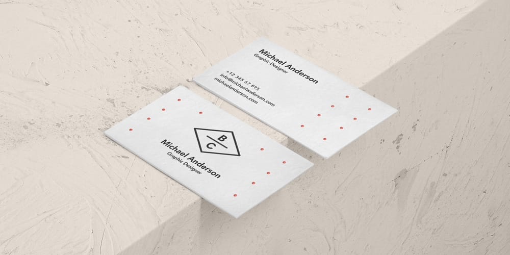 100+ Free Business Card Mockups PSD 345 original business card mockup