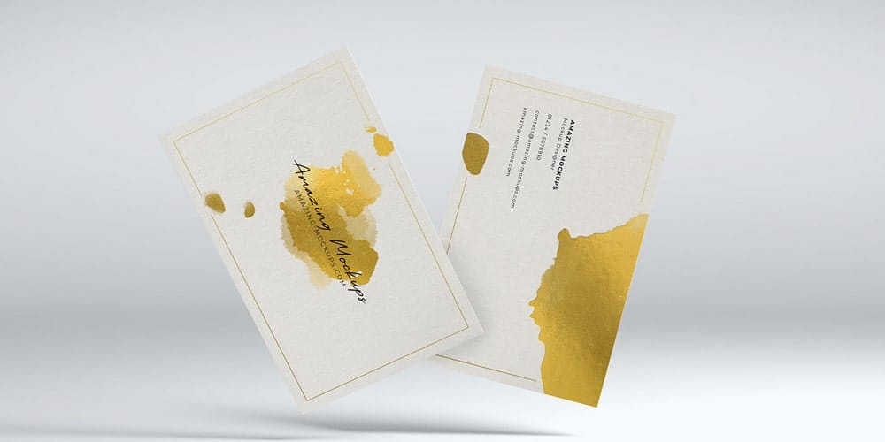 100+ Free Business Card Mockups PSD 671 white business card mockups