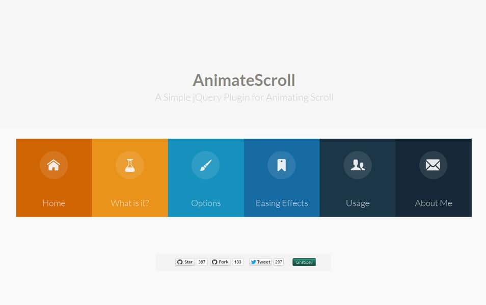 75+ Best jQuery Scrolling Plugins for Websites 5 AnimateScroll