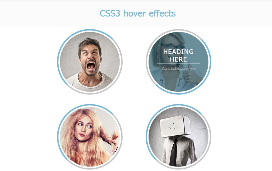 CSS3 Hover Effects