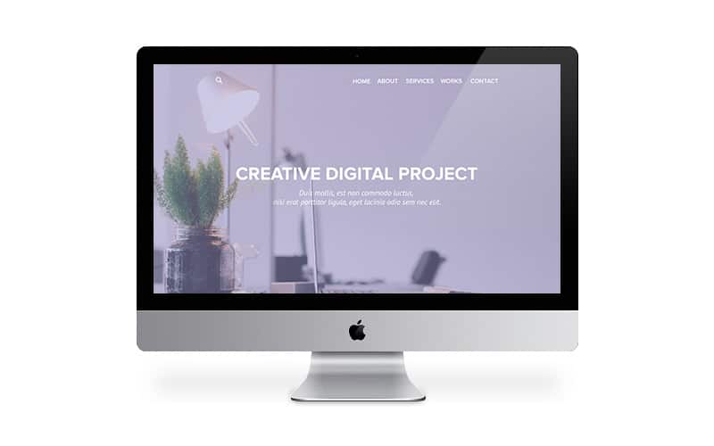 Latest Free Web Elements From December 2014 16 Clean Flat Web Portfolio Web Template PSD