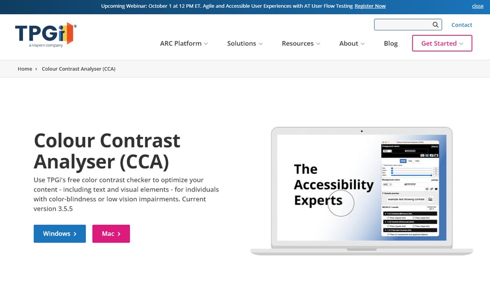 The Best Color Tools For Web Designers 15 Colour Contrast Analyser