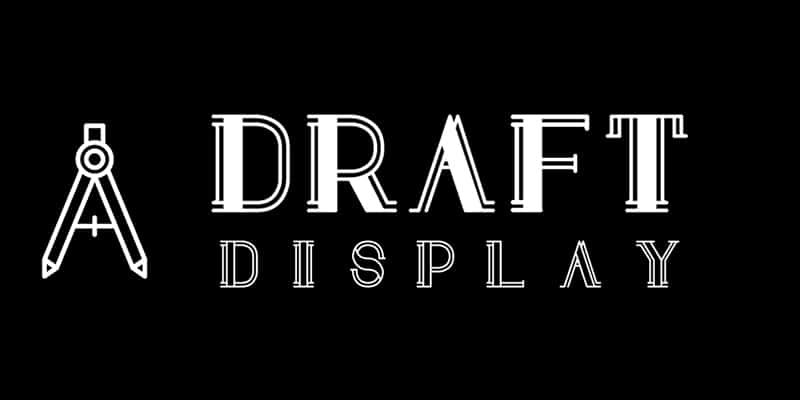 Draft Display Free Font