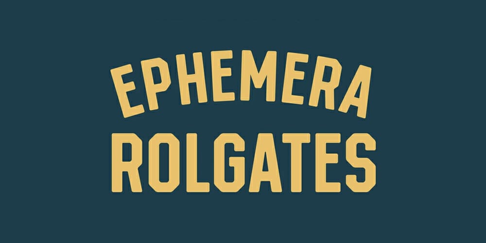 EFCO Rolgates Font