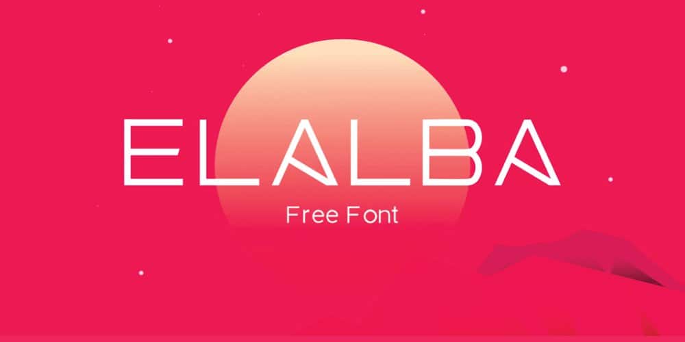 Elalba Display Font