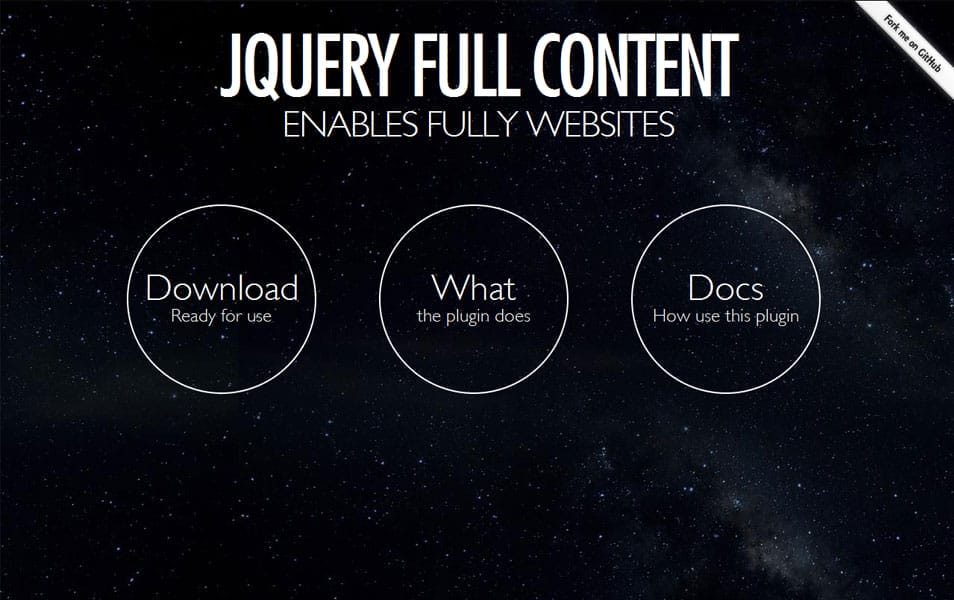 75+ Best jQuery Scrolling Plugins for Websites 30 Jquery fullContent.js