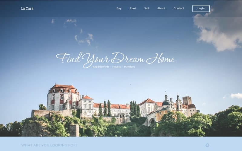 Latest Free Web Elements From December 2014 19 La Casa Free Real Estate Fully Responsive HTML5/CSS3 Home Page Template