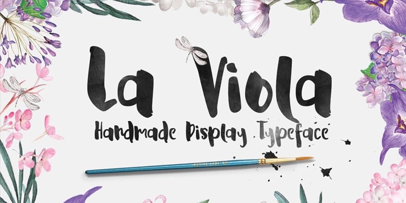 La Viola Script Display Font