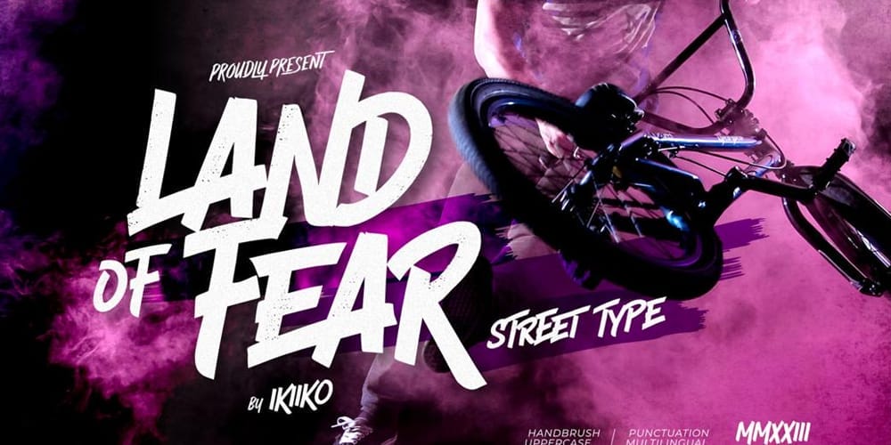 Land Of Fear Typeface