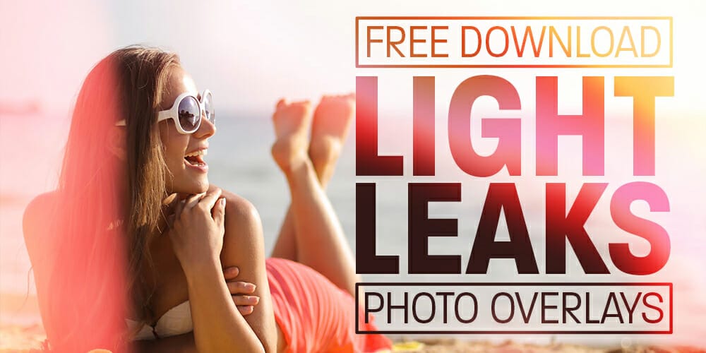 Light Leaks Photo Overlays