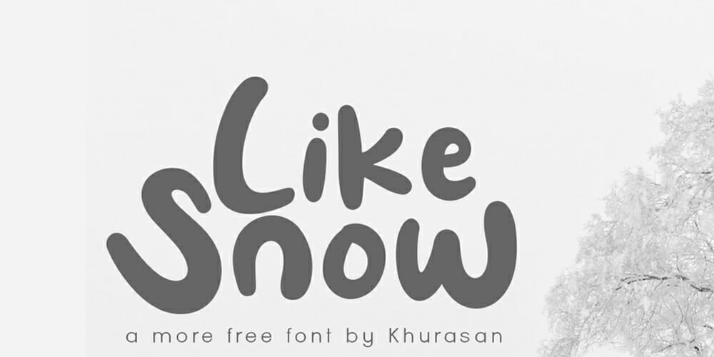 Like Snow Font