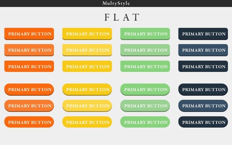 Latest Free Web Elements From December 2014 38 MultyStyle Button PSD
