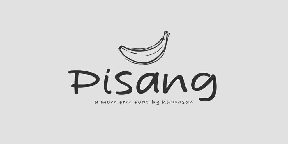 Pisang Font